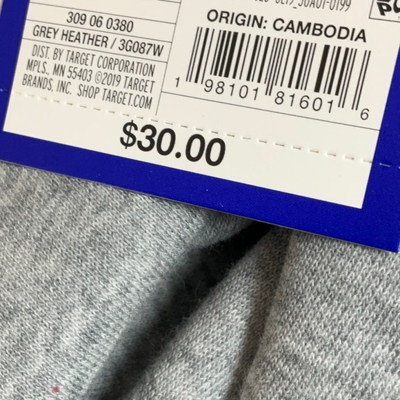 JoyLab Women's Fleece Cropped Crewneck Pullover Sweatshirt Gray Various Sizes - Picture 9 of 10